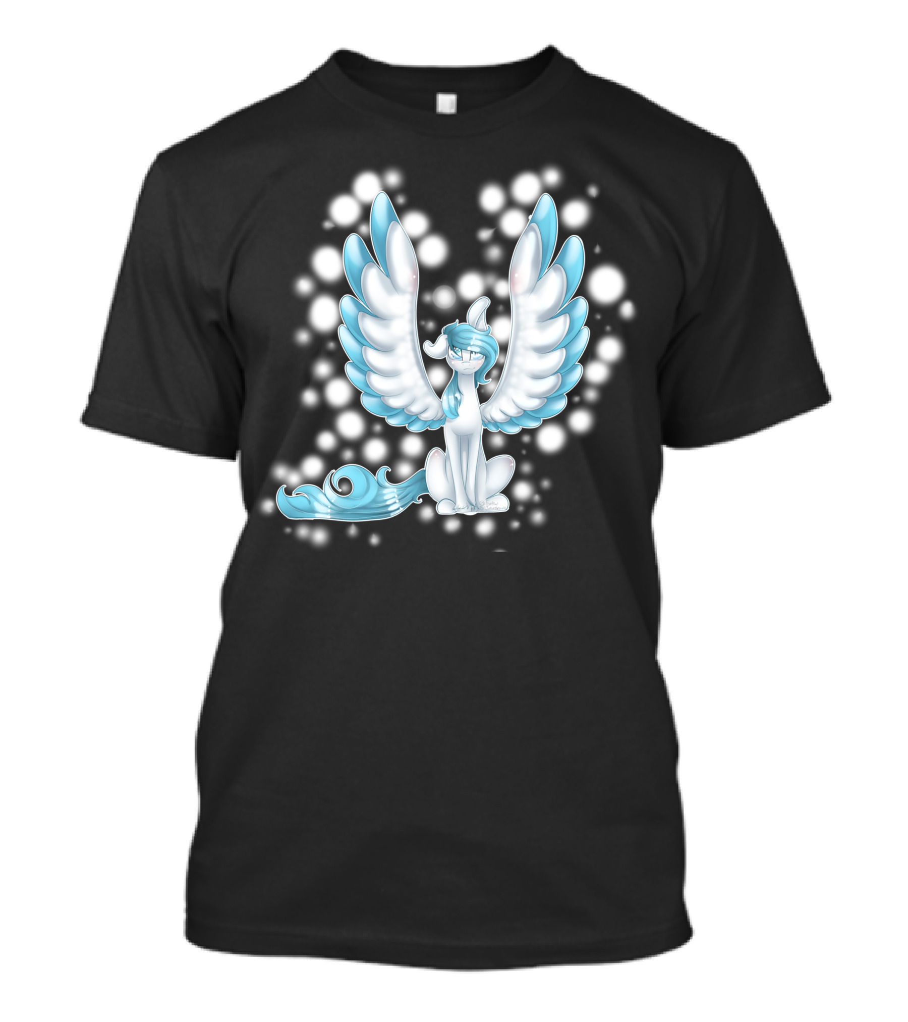 Blue Fantisa Unicorn Wings Sparkle T-Shirt
