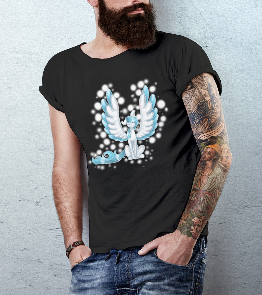 Blue Fantisa Unicorn Wings Sparkle T-Shirt