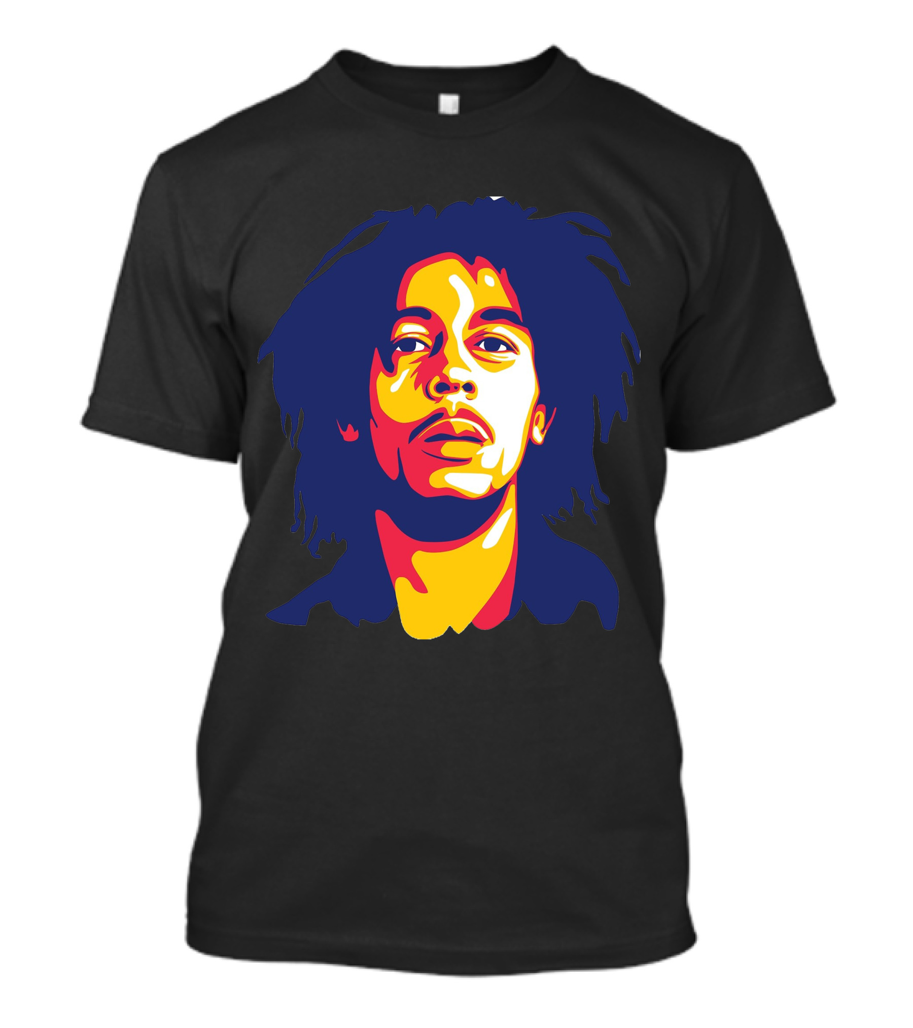 Bob Marley Young Reggae Legend Colorful T-Shirt