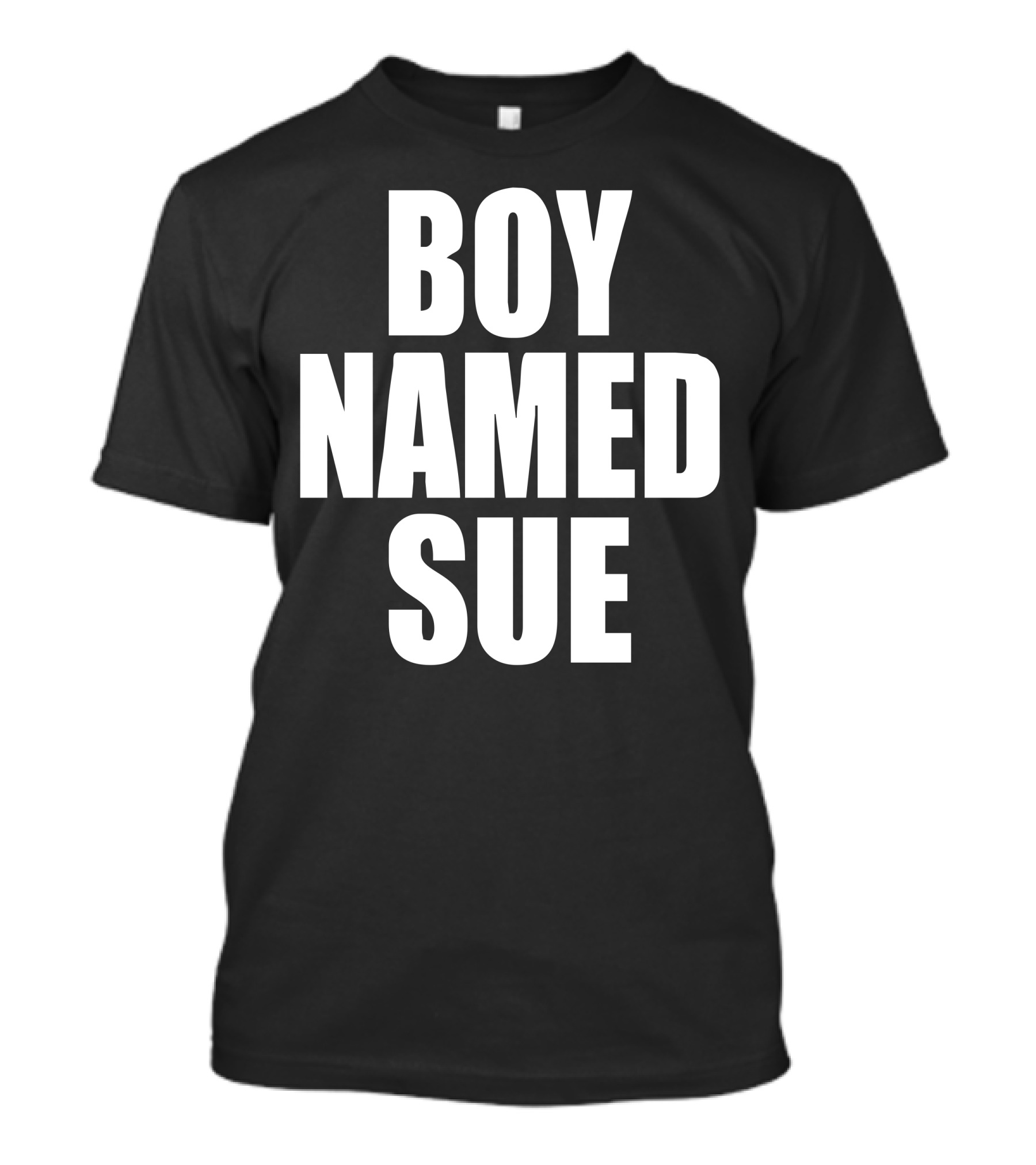Johnny Cash Song Boy Named Sue Lyrics T-Shirt