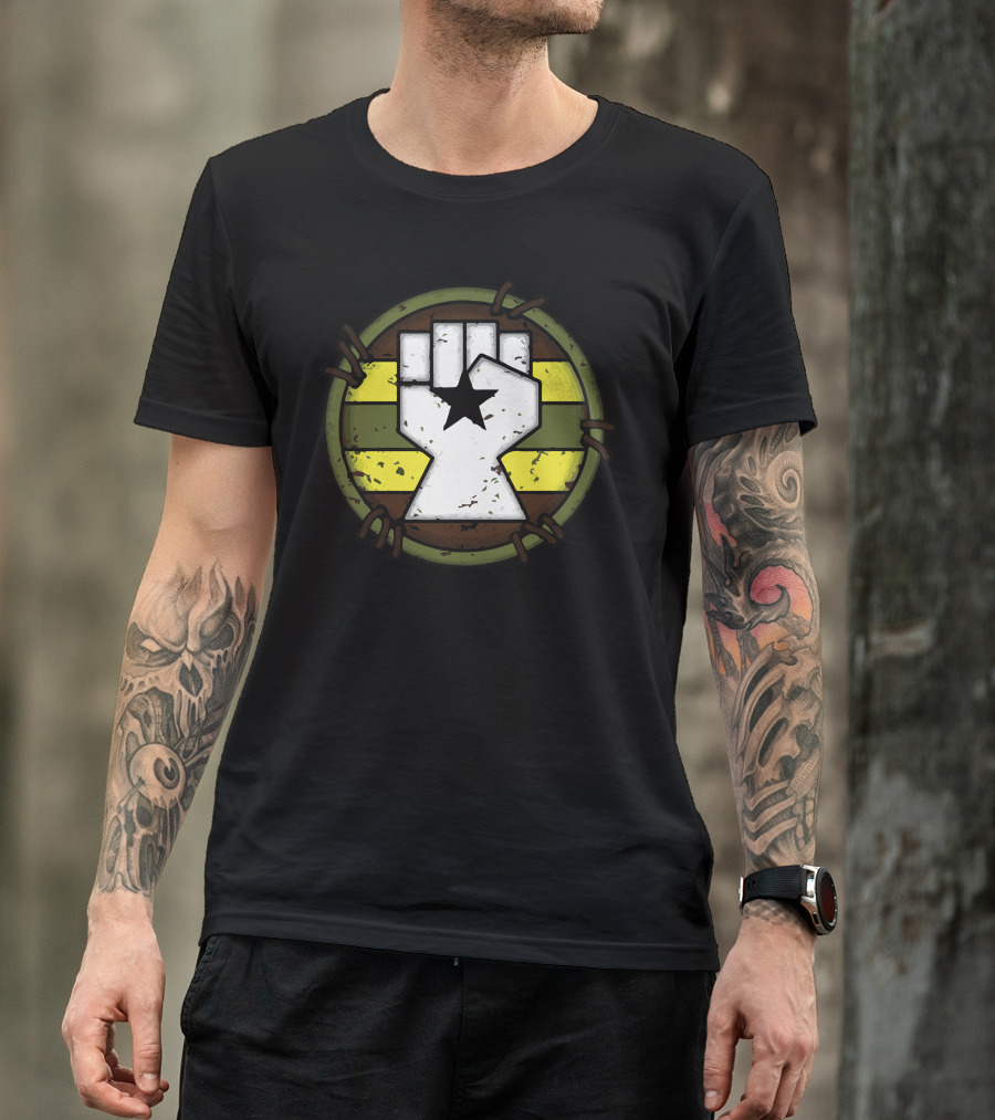 Browncoat Patch Independence Fist Star Stripes Emblem T-Shirt