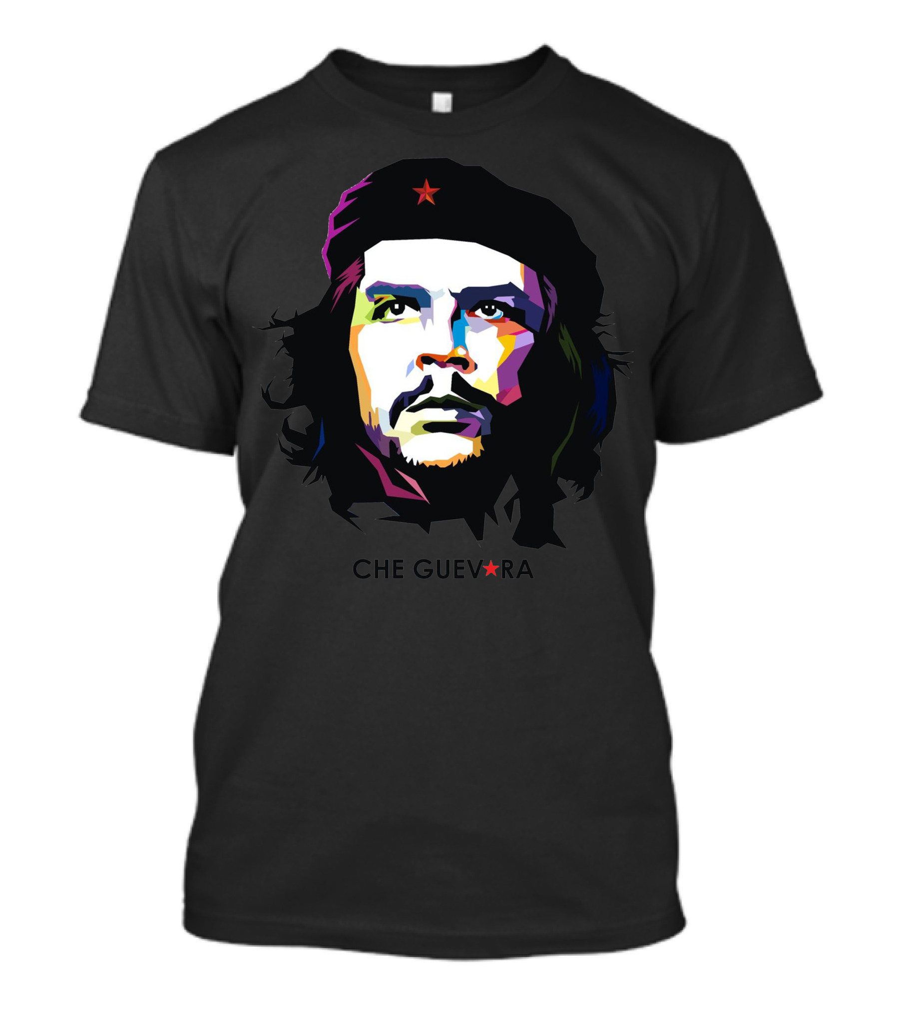 Che Guevara Colorful Portrait Star Icon Fashion T-Shirt