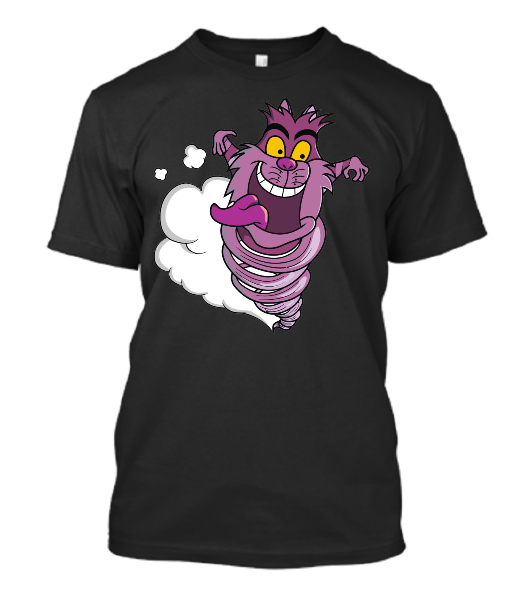 Chesmania Whirlwind Cat With Mischievous Grin T-Shirt