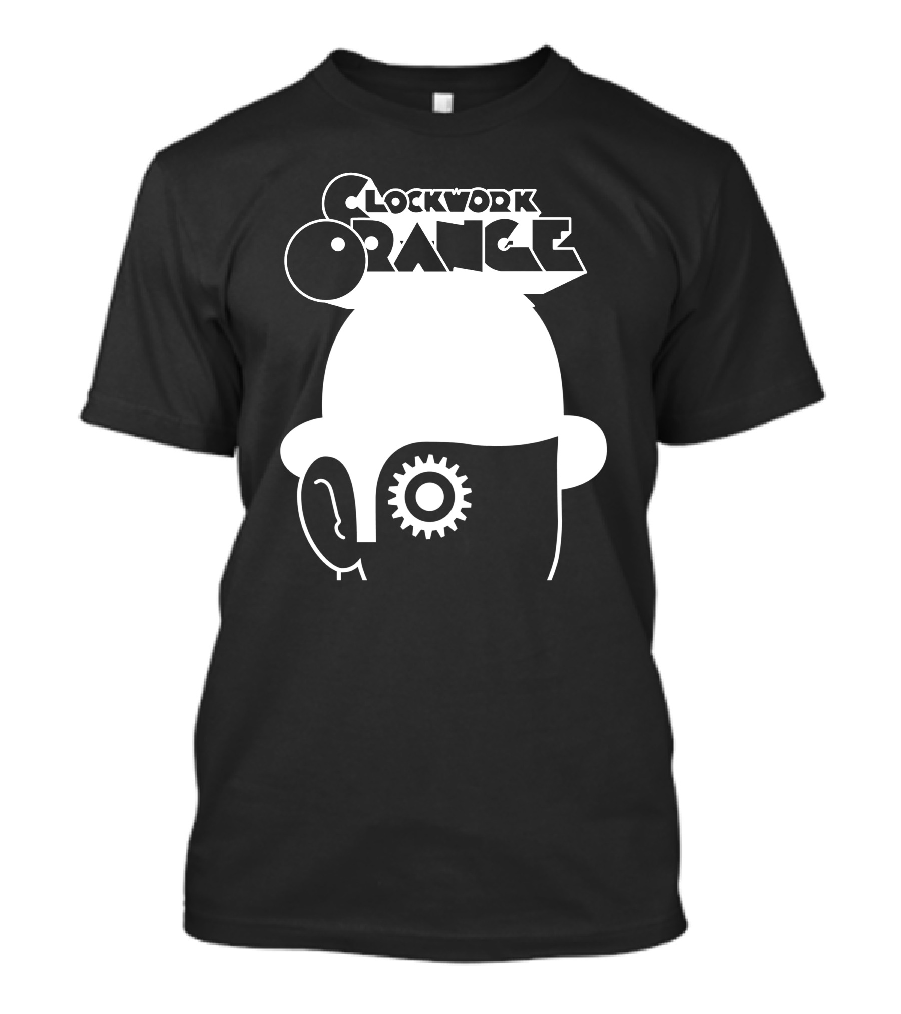 Clockwork Orange Stanley Kubrick Movie Film Iconic Bowler Hat And Cogwheel T-Shirt