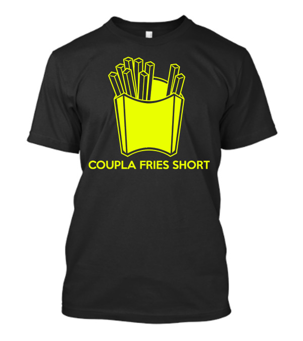 Coupla Fries Short French Fry Box T-Shirt