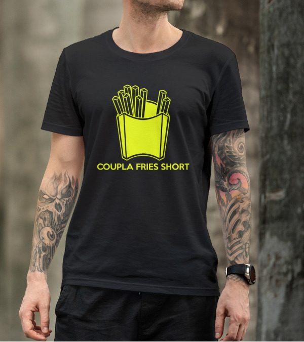 Coupla Fries Short French Fry Box T-Shirt