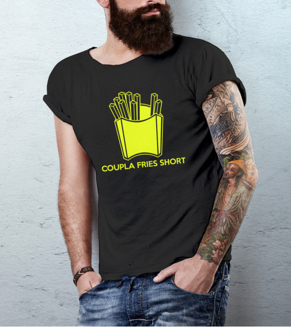 Coupla Fries Short French Fry Box T-Shirt