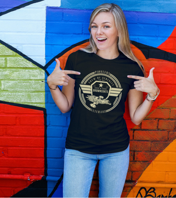 Pioneers Veterans Crew Of Serenity Browncoats T-Shirt