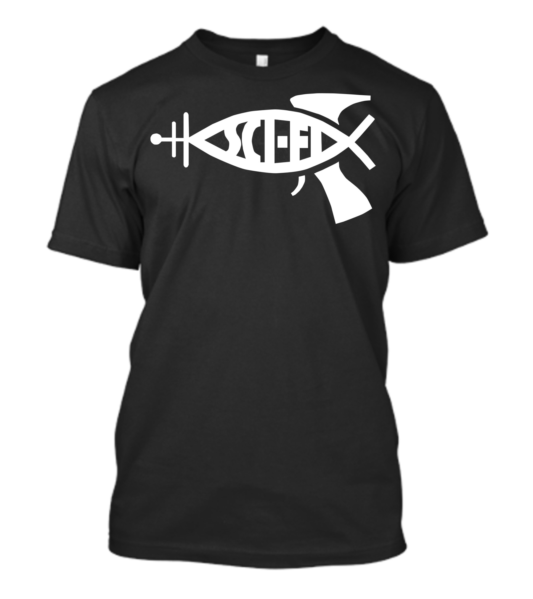 Sci-Fi Atheism Darwin NASA Evolution Funny T-Shirt