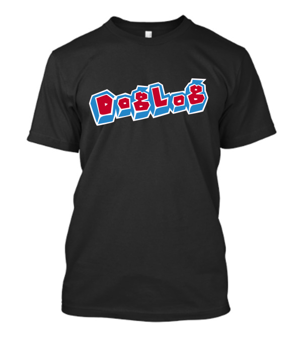 Dog Log Retro Comic T-Shirt