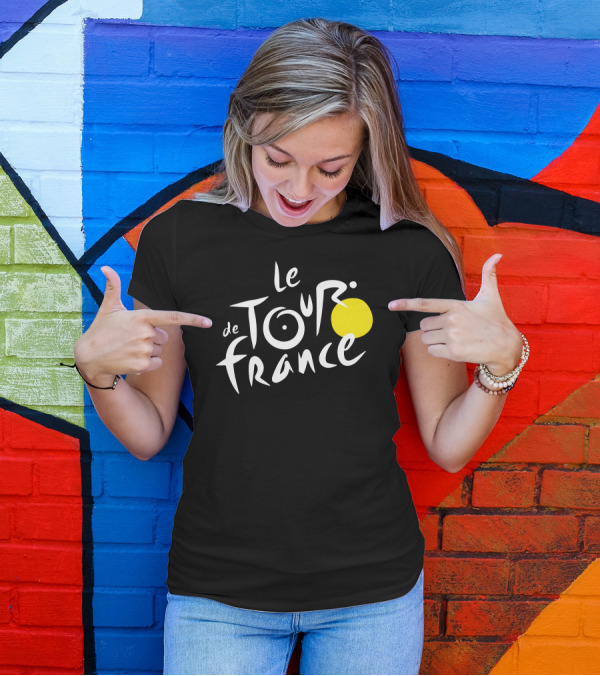 Le Tour De France Iconic Yellow Circle T-Shirt