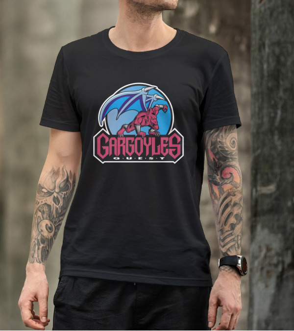 Gargoyles Quest Featuring Red Winged Creature T-Shirt