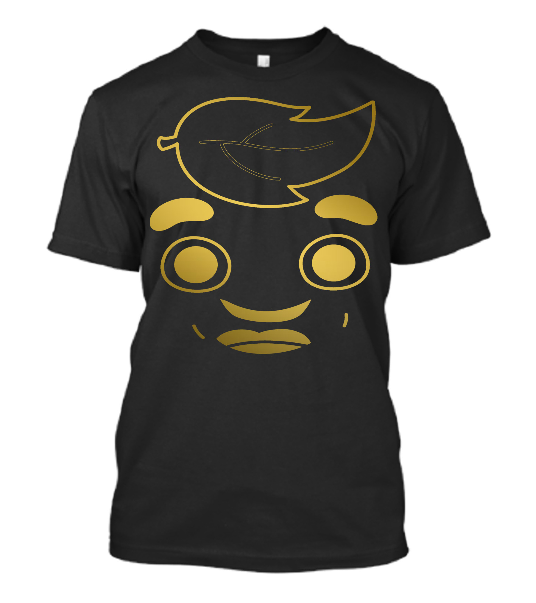 Guava Juice Gold Leaf Face T-Shirt