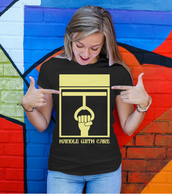 Handle With Care Retro Transit Grip T-Shirt