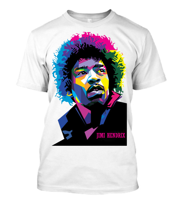 Jimi Hendrix Colorful Pop T-Shirt