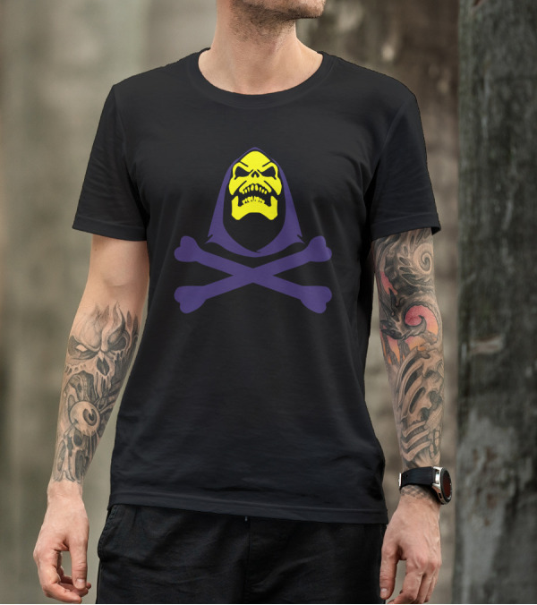 Masters Of The Universe Skeletor Crossbones Skull T-Shirt