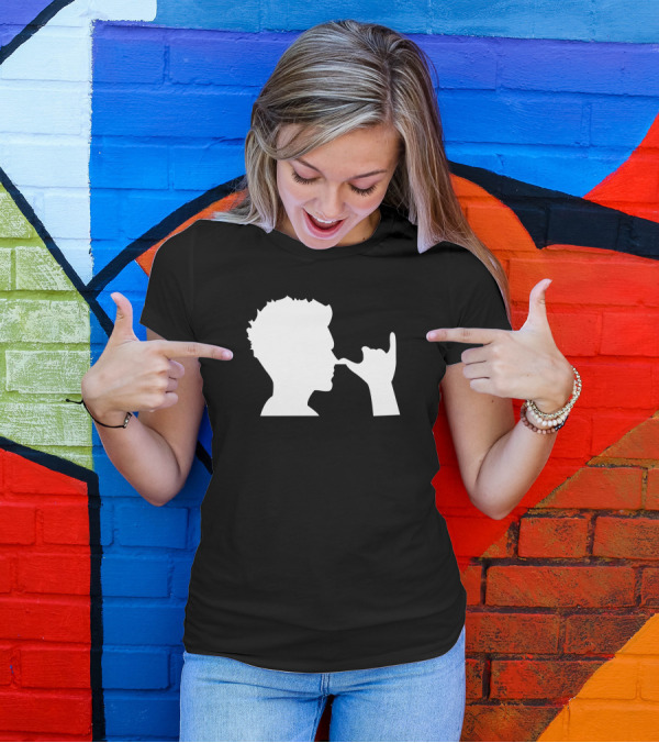Gaz Geordie Shore Mens Newcastle MTV Silhouette Gesture T-Shirt