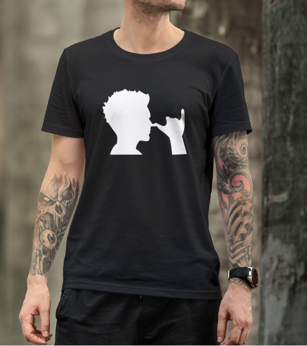 Gaz Geordie Shore Mens Newcastle MTV Silhouette Gesture T-Shirt