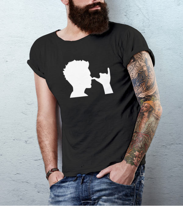Gaz Geordie Shore Mens Newcastle MTV Silhouette Gesture T-Shirt
