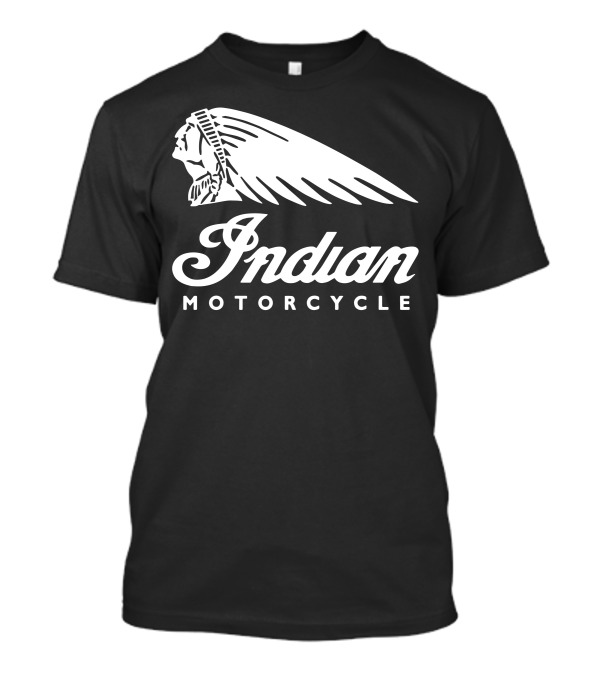 Indian Motorcycle Logo Classic Vintage Headress T-Shirt