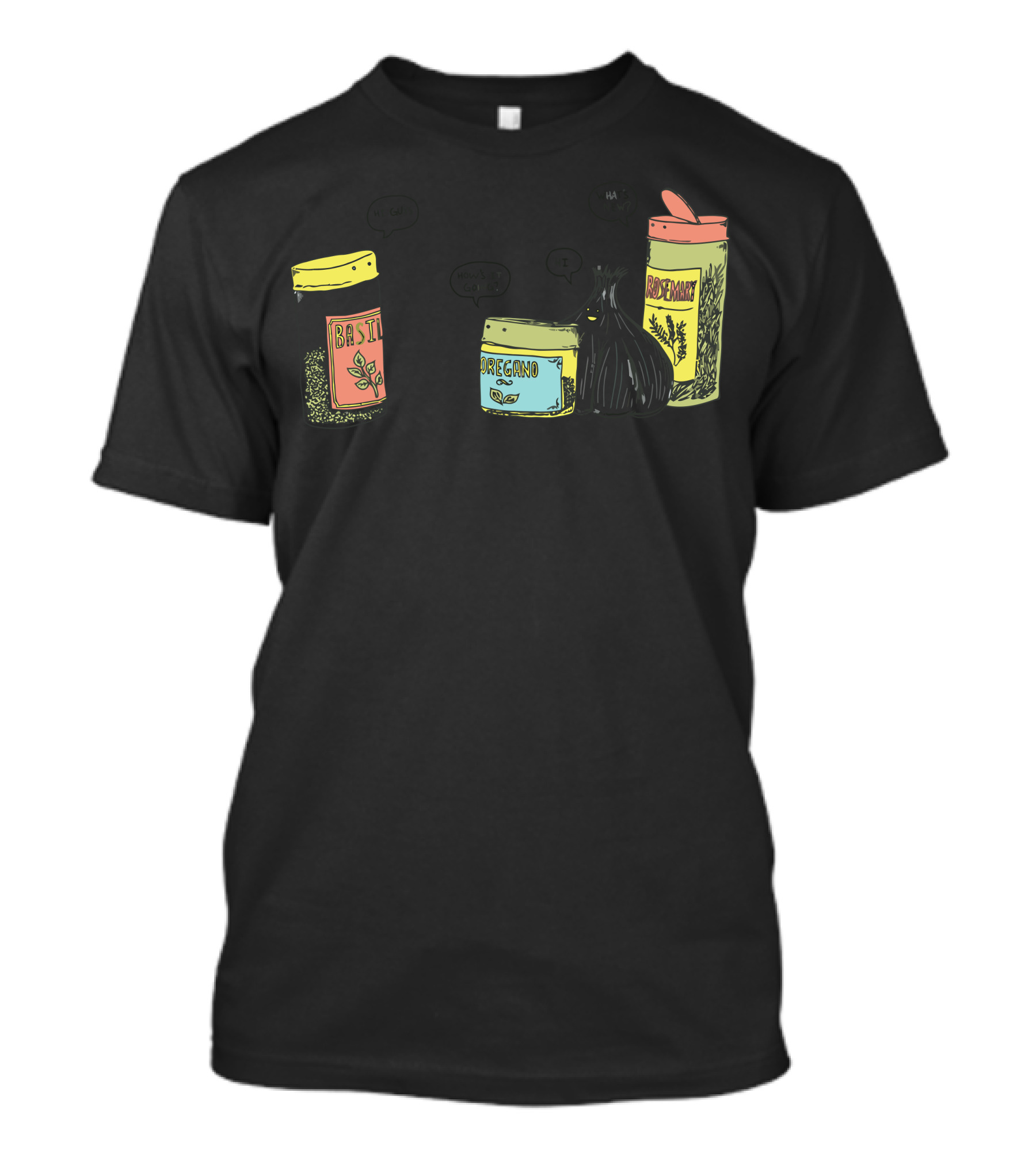 Basil Oregano Rosemary Seasons Greetings T-Shirt
