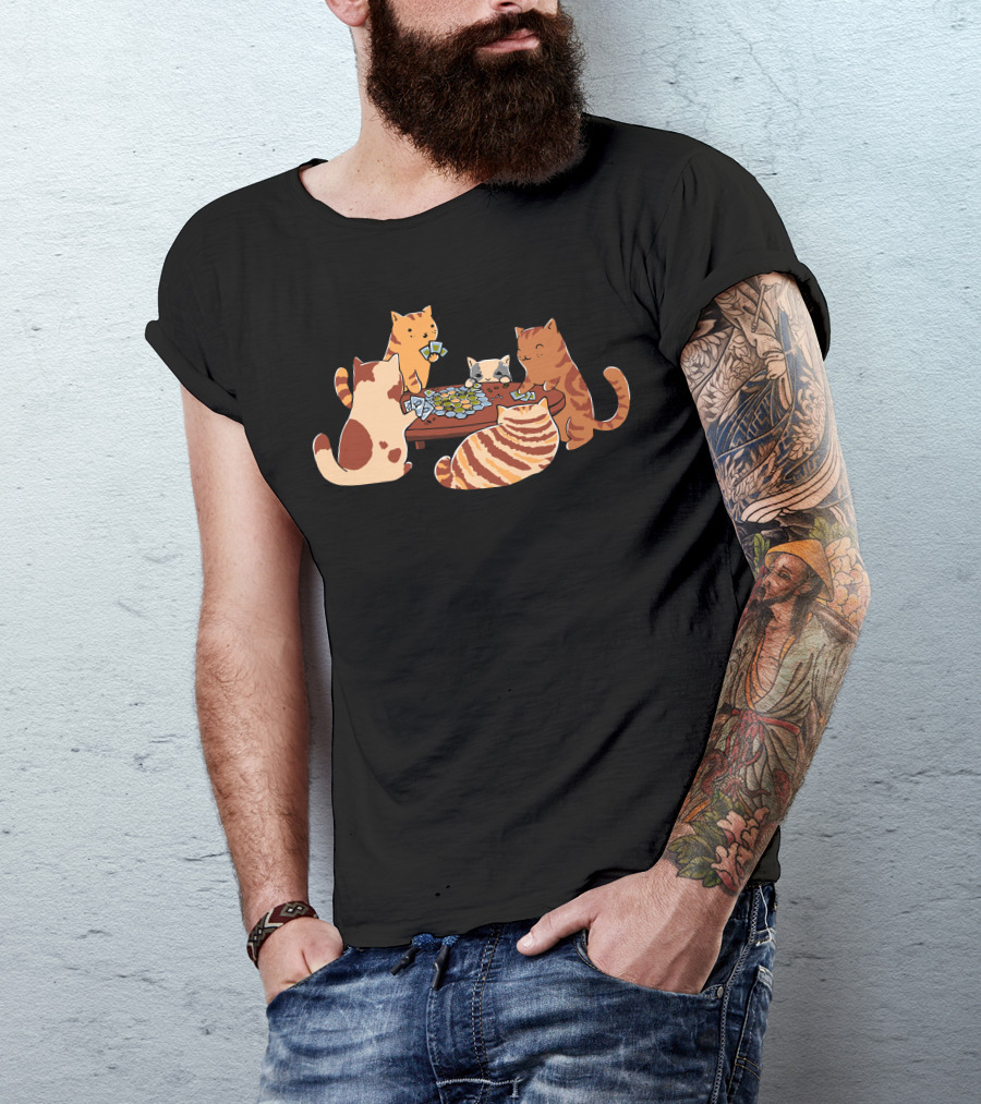 I've Got Yarn For Tuna Settler Cats Poker Game T-Shirt