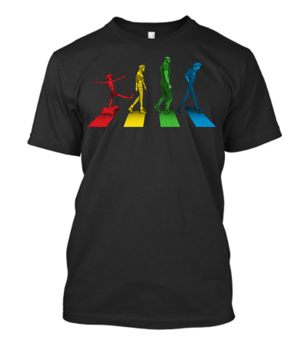 Cowboy Bebop Stray Dog Strutt Abbey Road Crossover T-Shirt