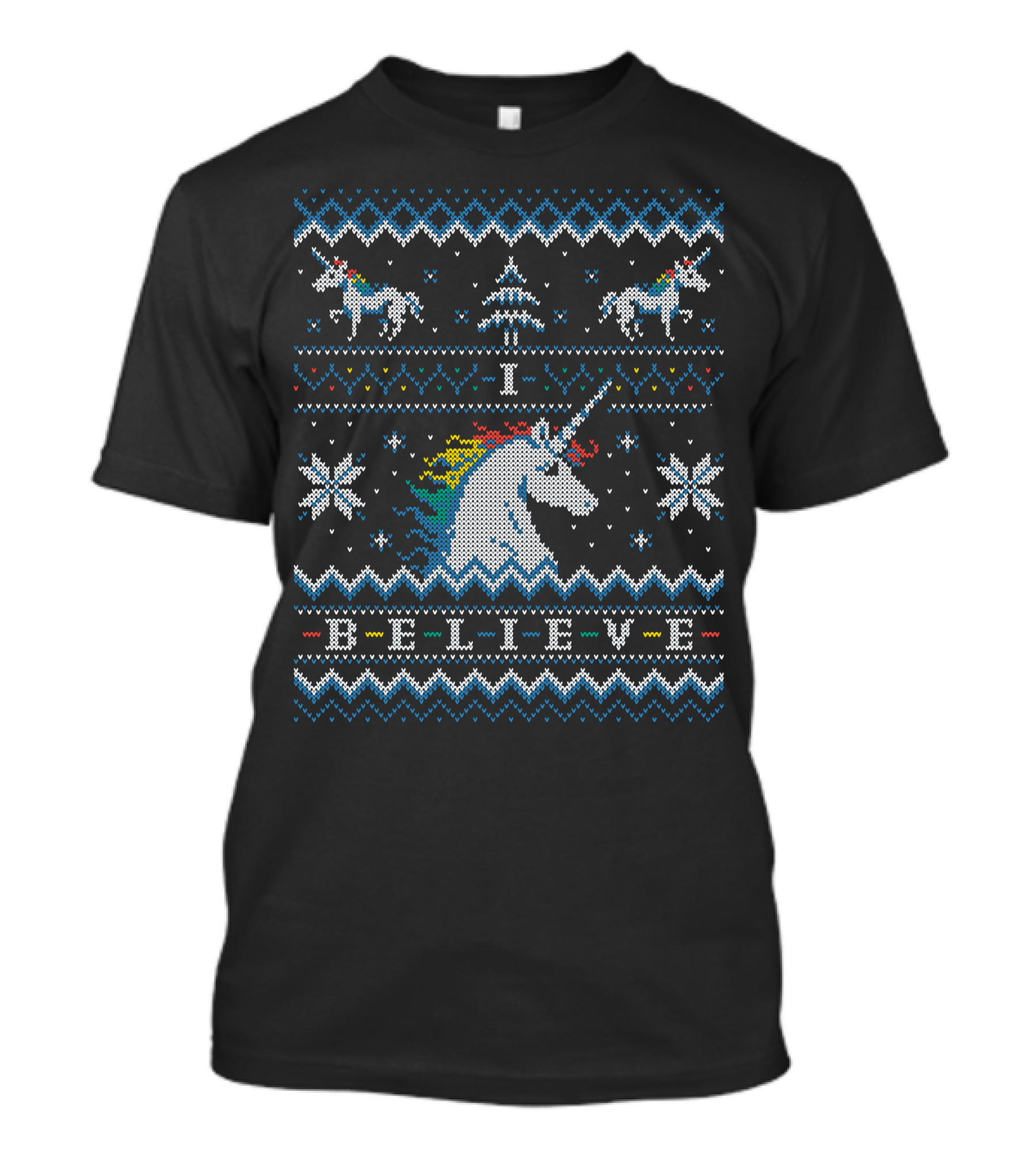 I Believe Unicorns And Snowflakes T-Shirt
