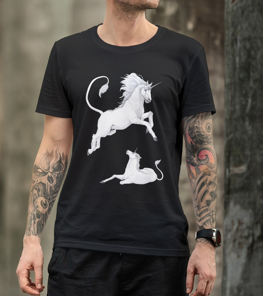 Unicorns Dream Majestic White Fantasy T-Shirt
