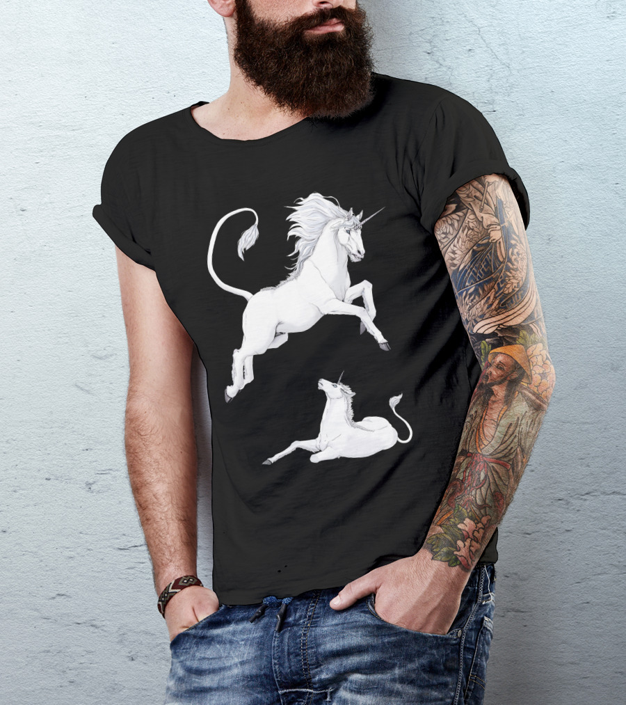 Unicorns Dream Majestic White Fantasy T-Shirt