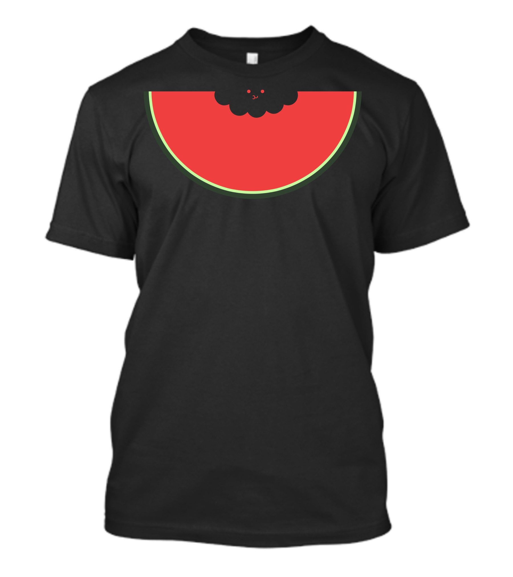 Happy Cloud Watermelon Slice Kawaii T-Shirt