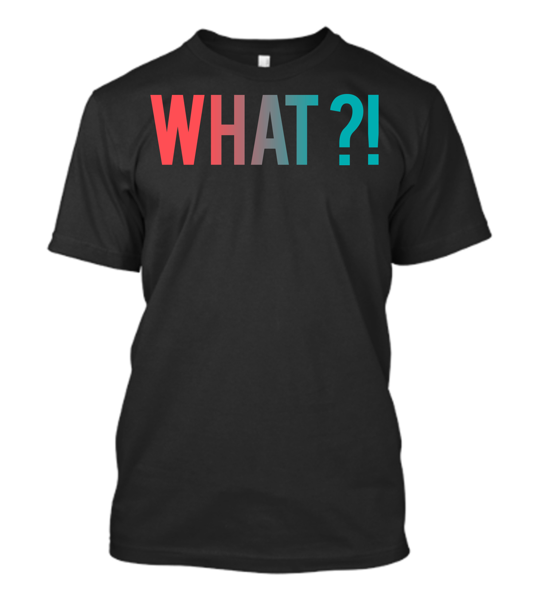WHAT Why Where Who Iconic T-Shirt