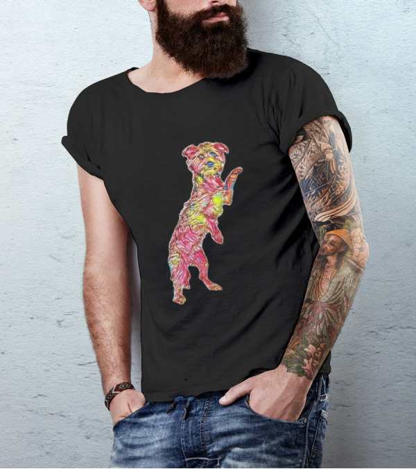 Cairn Terrier Mixed Colorful T-Shirt