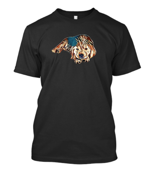 A Cute White Golden Retriever Puppy T-Shirt