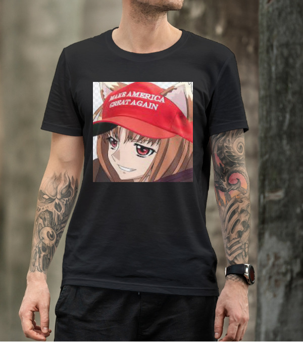 Annimation Make America Great Again Anime Character T-Shirt