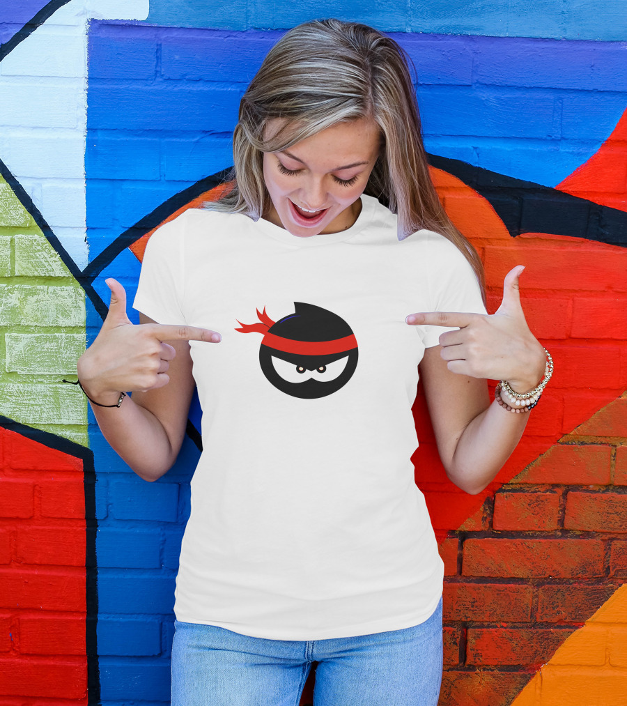 Baby Ninja Mask With Red Headband T-Shirt