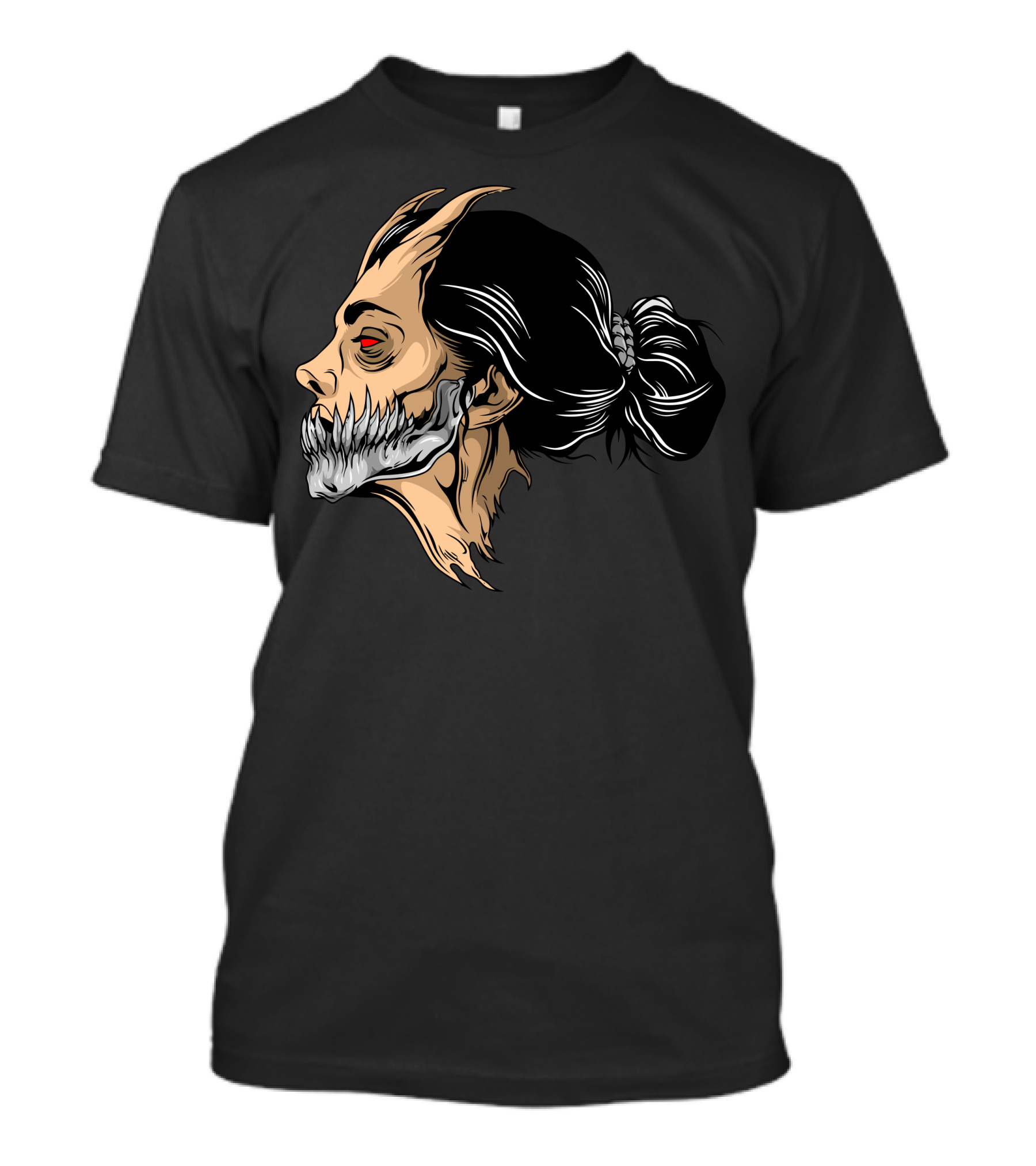 Beauty Demon Head Female Skull Demon T-Shirt