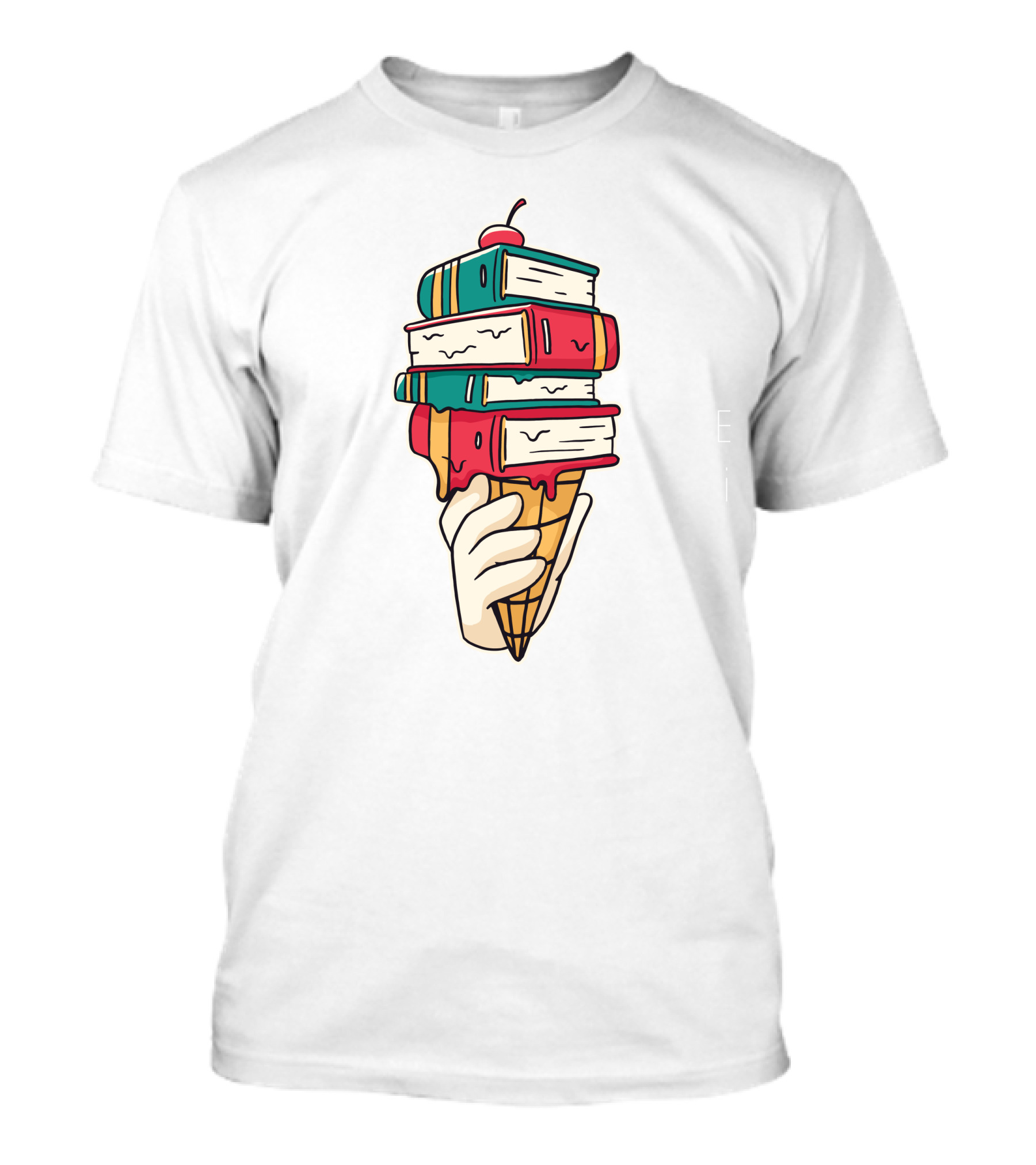 Ice Cream Books E I T-Shirt