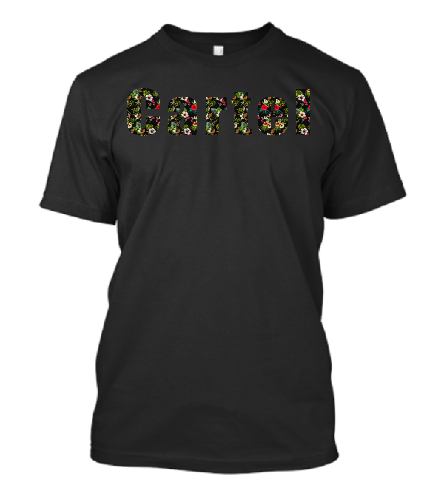 Cartel Tropical Floral Pattern T-Shirt