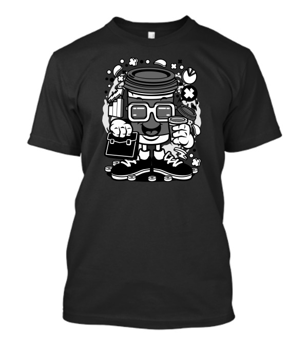 Coffee Cup Businessman Fun Office T-Shirt