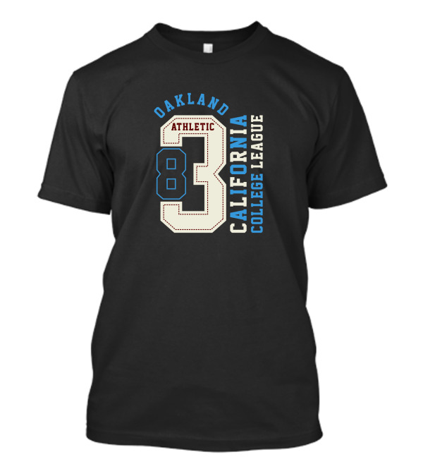 Oakland Athletic 83 California College League T-Shirt