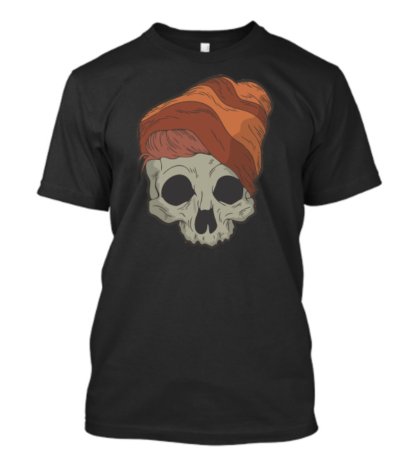 Cool Skull With Red Turban T-Shirt