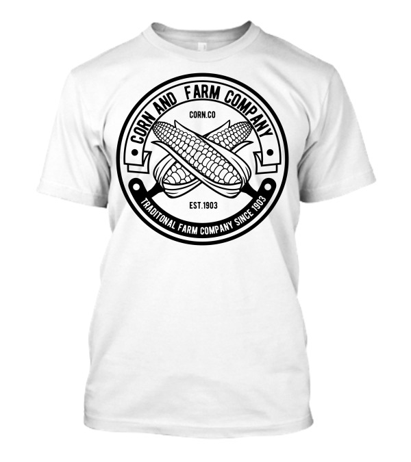 Corn And Farm Company Traditional Farm Company Since 1903 Corn.Co Est. 1903 T-Shirt