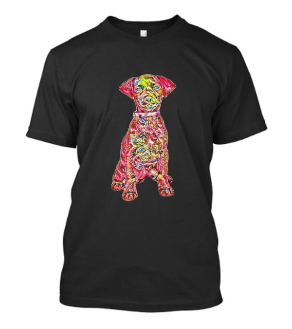 Cute Colorful Crossbreed Dog T-Shirt