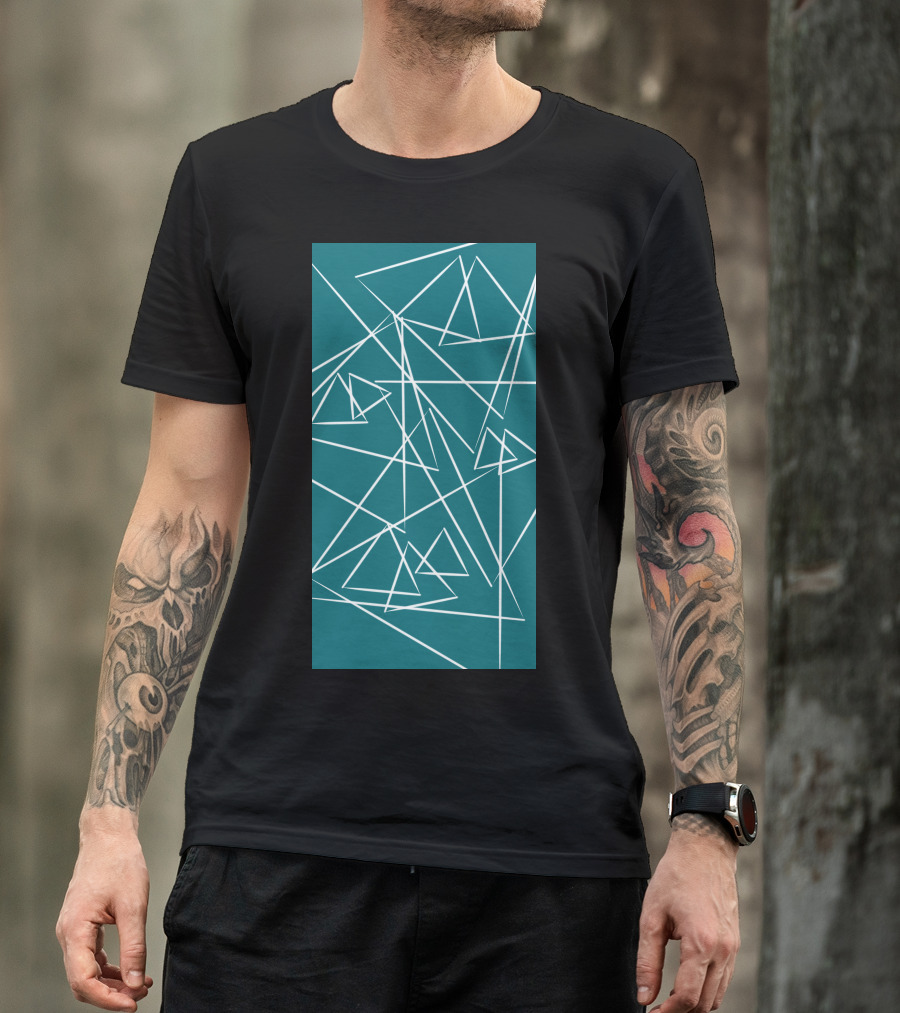 Entangle Geometric Line T-Shirt