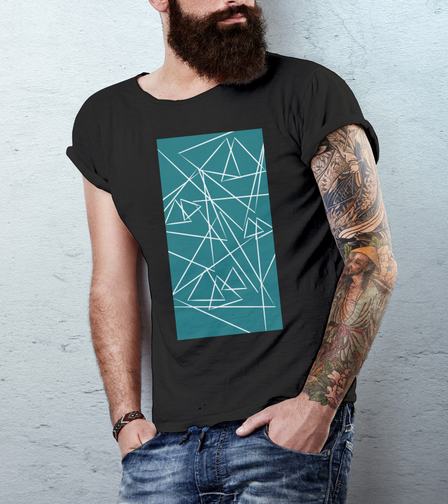Entangle Geometric Line T-Shirt