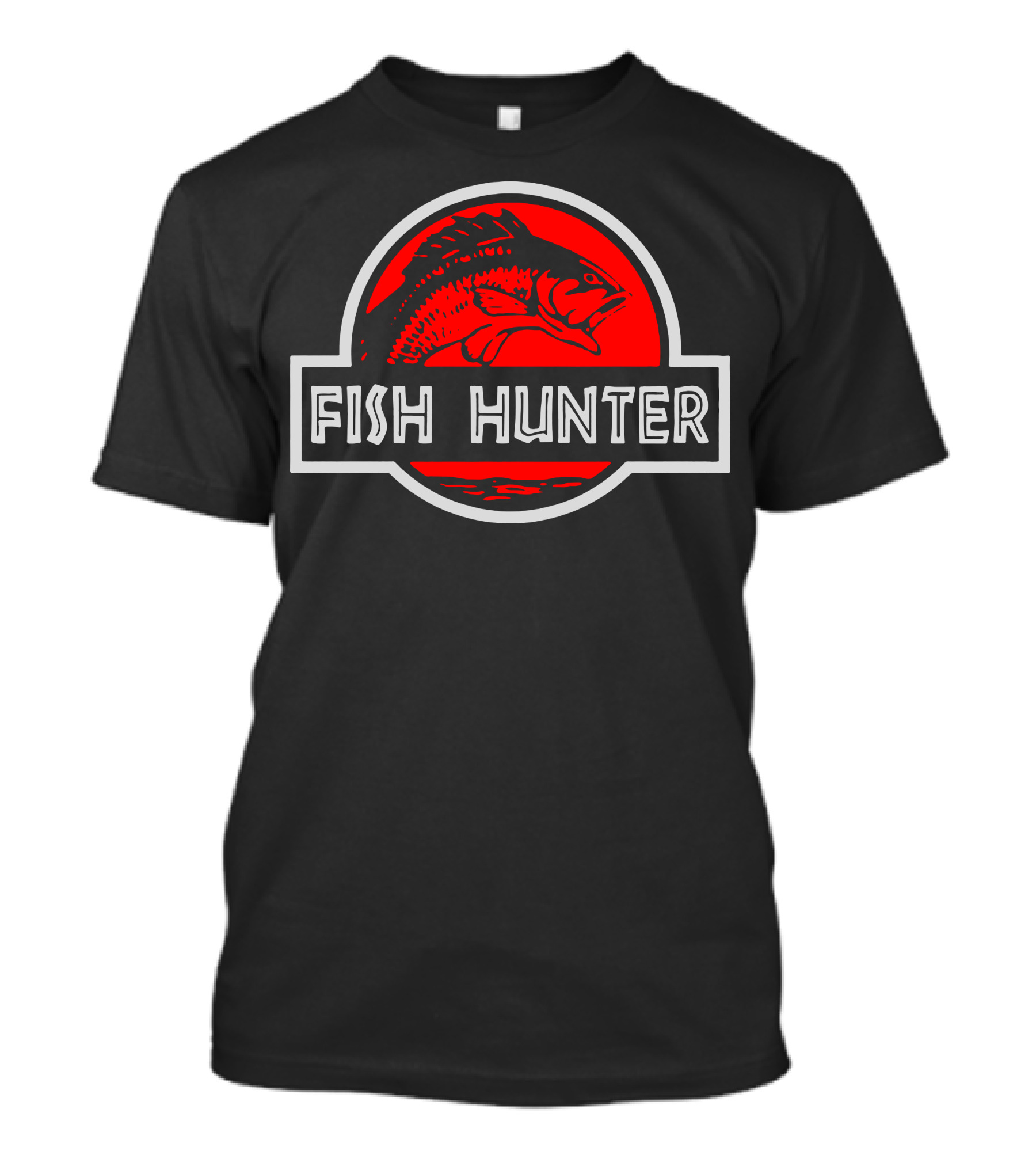 Fish Hunter Jurassic Fish Park T-Shirt
