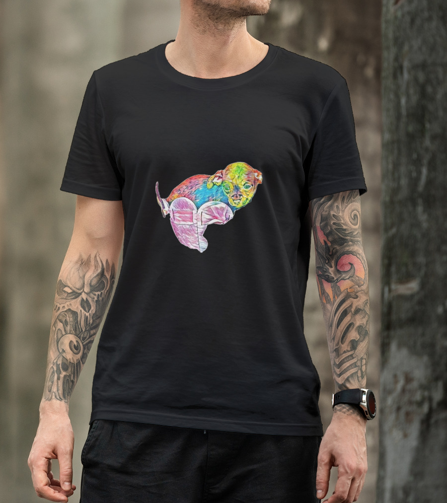 Get 10 Colorful Puppy Images For Free T-Shirt