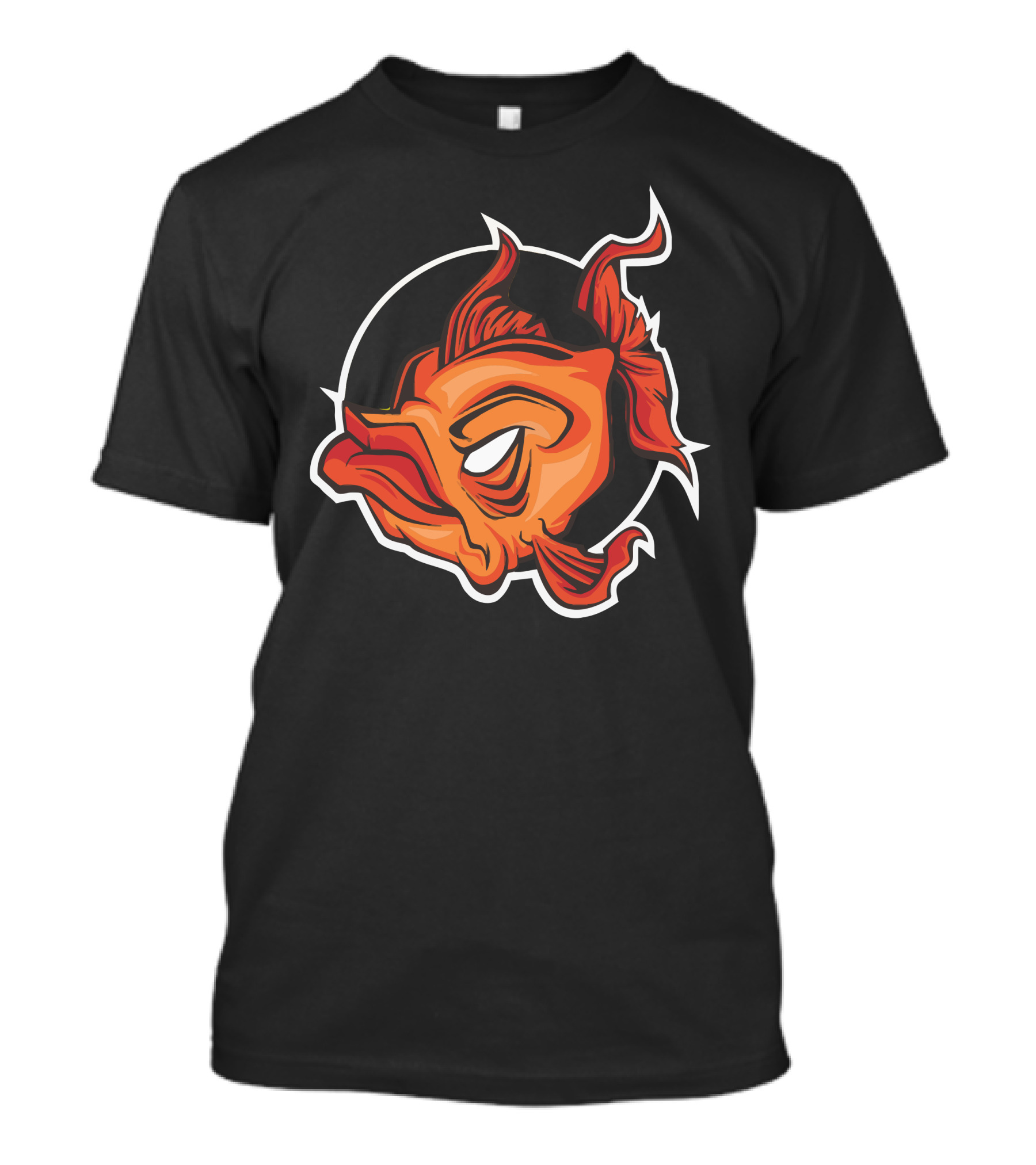 Goldfish Fierce Expression T-Shirt