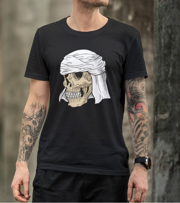 Khalifa Skull Turban T-Shirt